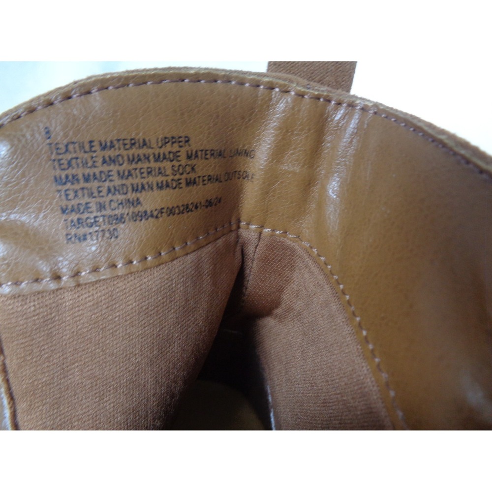 Universal Thread Womens Brown Ankle‎ Boots Size 8 Brenna Memory Foam Insole - Picture 6 of 8